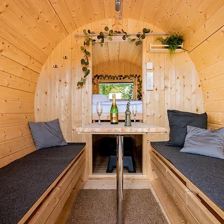 Campingfässer Clamping Beheizt-café Schlossblick Kirchberg an der Jagst